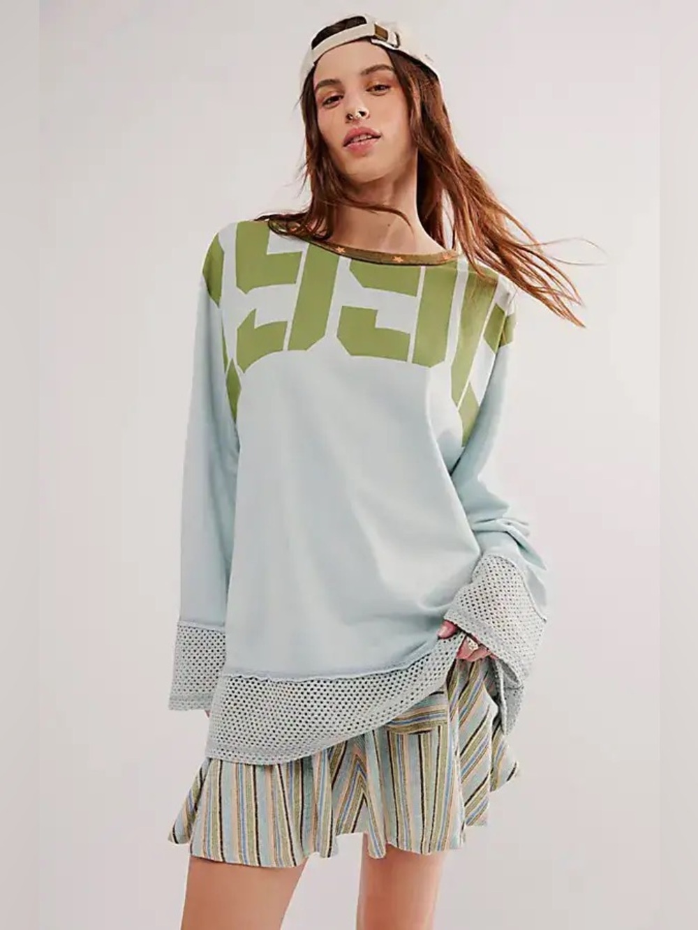 NWOT! Free People We The Free Courtside Tee Sz Medium